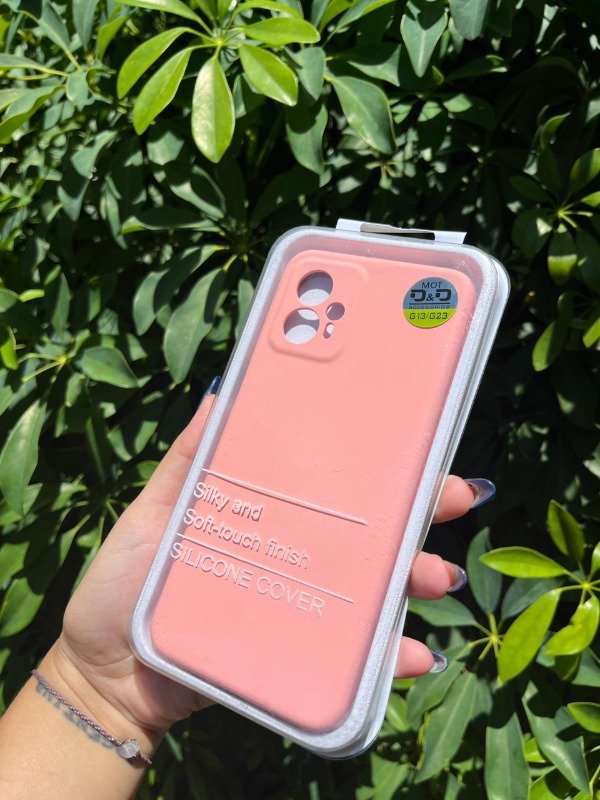 Producto - G13/ G23 Silicona con felpa rosa