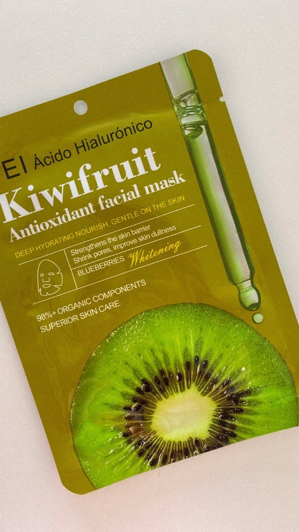 Producto - Mascarilla hidratante facial. Kiwi. TEI