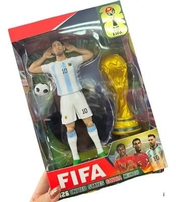 Producto - FIGURA DE FIFA MESSI CON COPA X1