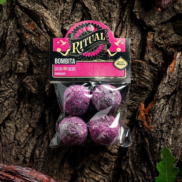 Producto - BOMBITA RITUAL SAGRADA MADRE X4 CHOCOLATE