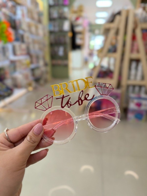 Producto - Anteojos rosa acrílico "BRIDE TO BE"