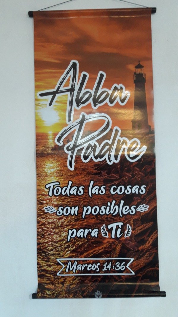 Producto - Banner Cristiano Gigante MARCOS 14:36