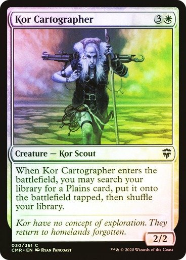 Producto - Kor Cartographer Foil  Commander Legends