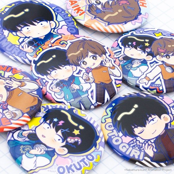 Producto - A INGRESAR Pin metálico aleatorio "Ganbare! Nakamura-kun !!" x 1 un. (Jap) - 1
