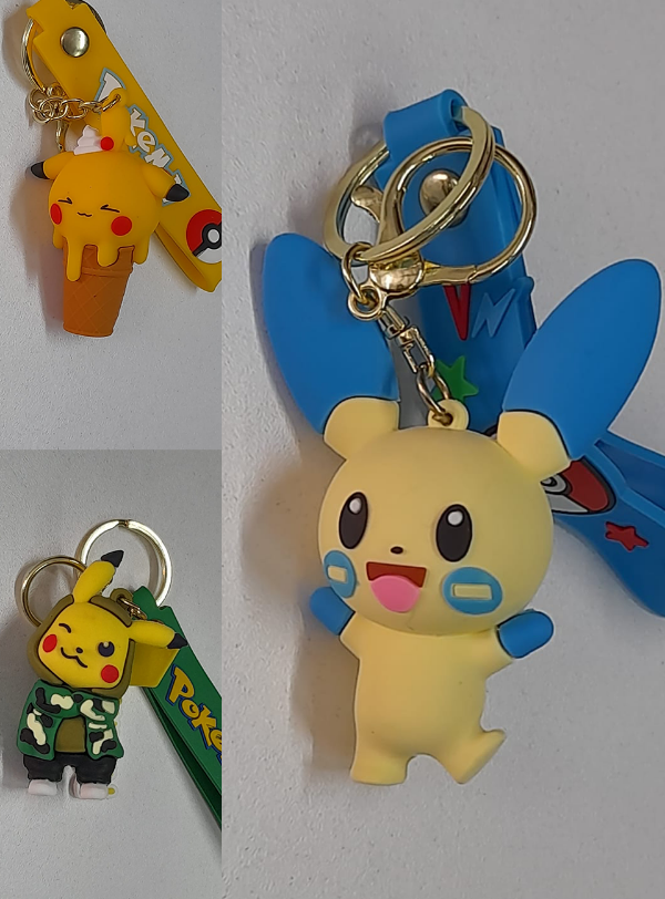 Producto - Llaveros de Goma Pokemon