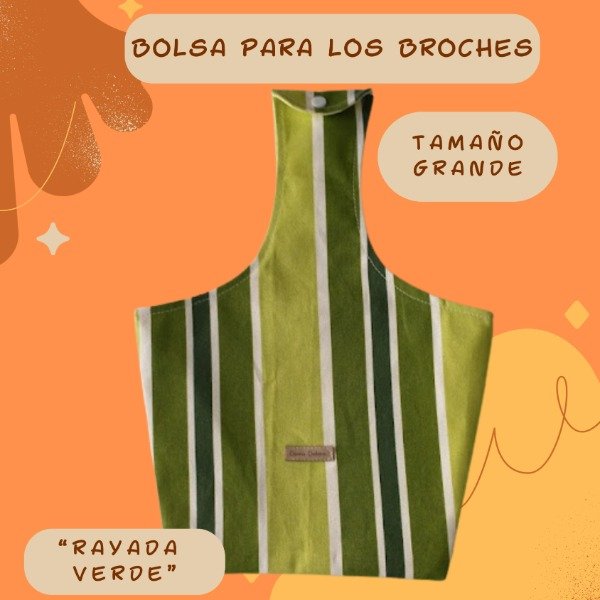 Producto - Bolsa para Broches "Rayas"