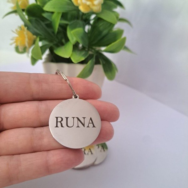 Producto - Chapita Mascota Redonda