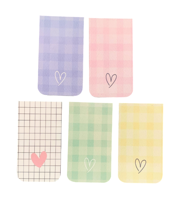 Producto - Señalador Imantado x5 Hearts