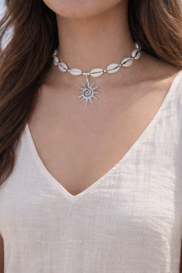 Producto - Choker Caracoles Buzios - Con Dije