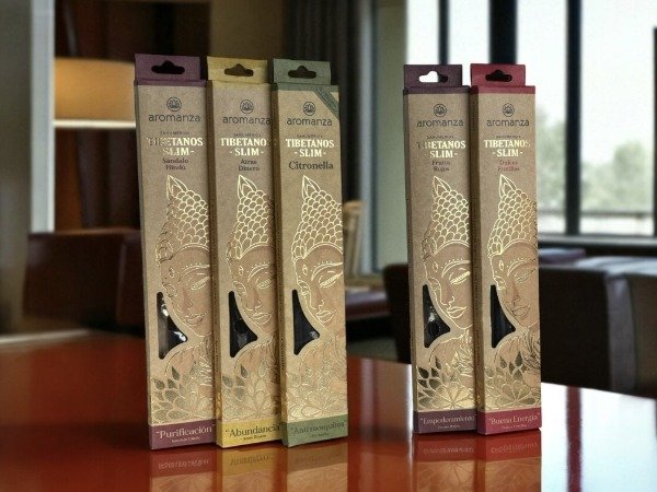 Producto - SAHUMERIO AROMANZA TIBETANOS SLIM X 10 VARILLAS
