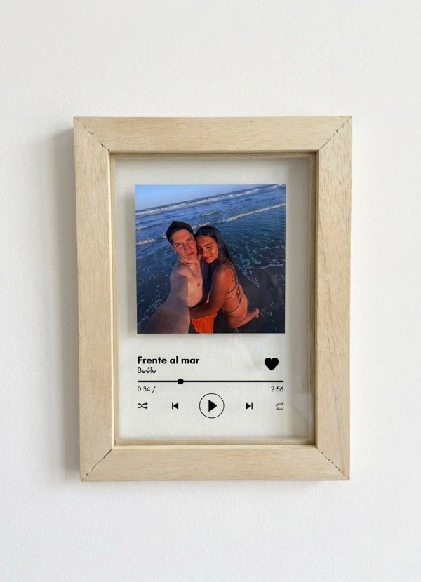 Producto - Cuadro Spotify doble vidrio