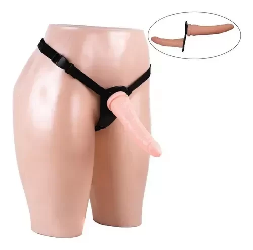Producto - Arnés + Dildo Doble penetracion 13 x 3 cm /19 x 3,5 cm