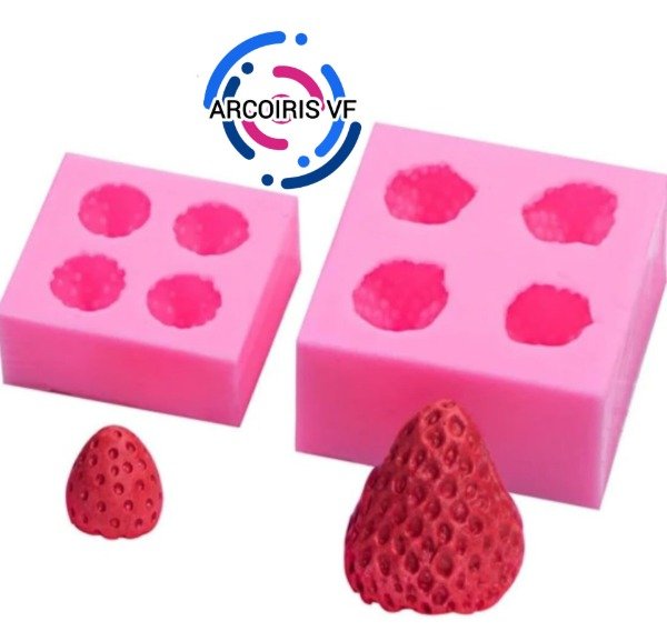 Producto - Molde 4 frutillas pequeñas