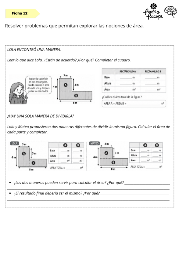 Producto - PERÍMETRO Y ÁREA: 6to GRADO - 13