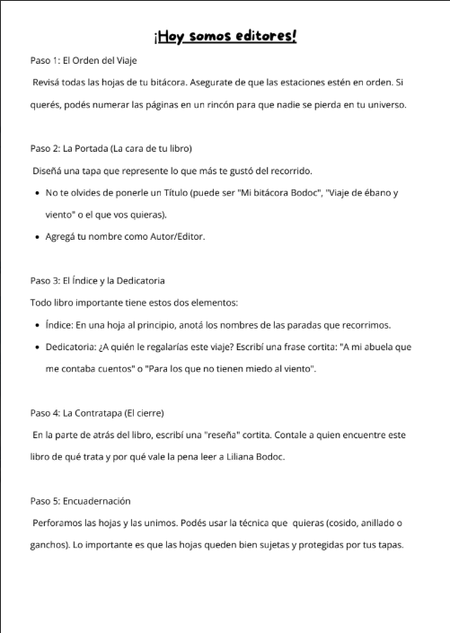 Producto - PROYECTO LILIANA BODOC: Seguir a una autora - 3