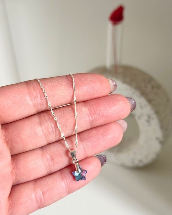Producto - Cadena singapur con dije estrella swarovski