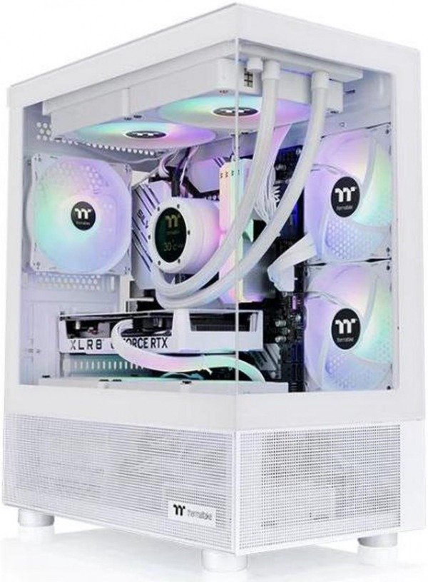 Producto - GABINETE THERMALTAKE VIEW 170 TG ARGB SNOW WHITE TEMPERED GLASS