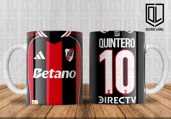Producto - "NUEVA" PLANTILLA PARA TAZAS RIVER PLATE - SUPLENTE 2025/26 (QUINTERO)
