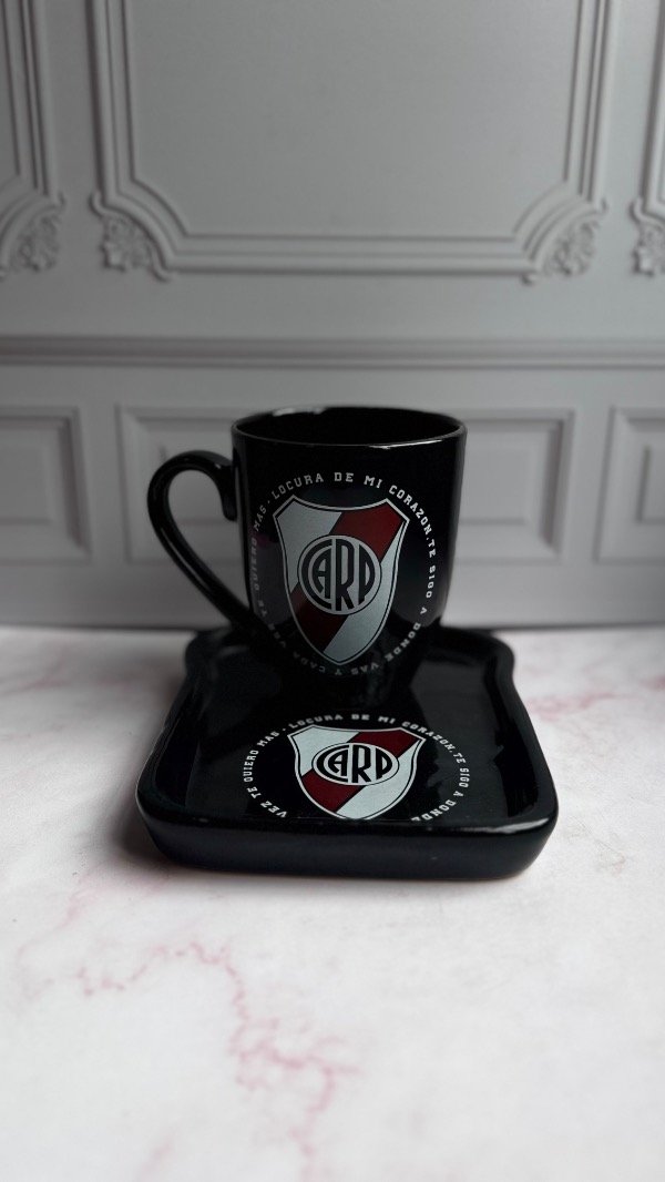 Producto - Set taza y tostada negro - RIVER