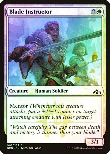 Producto - Blade Instructor Foil  Guilds of Ravnica