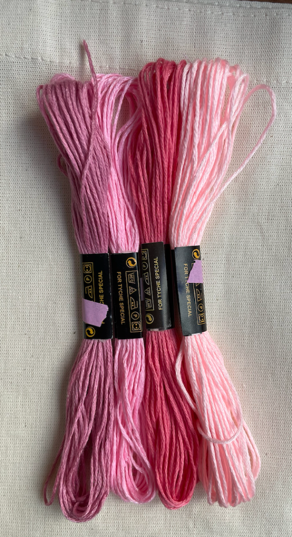 Producto - Hilos gama rosa