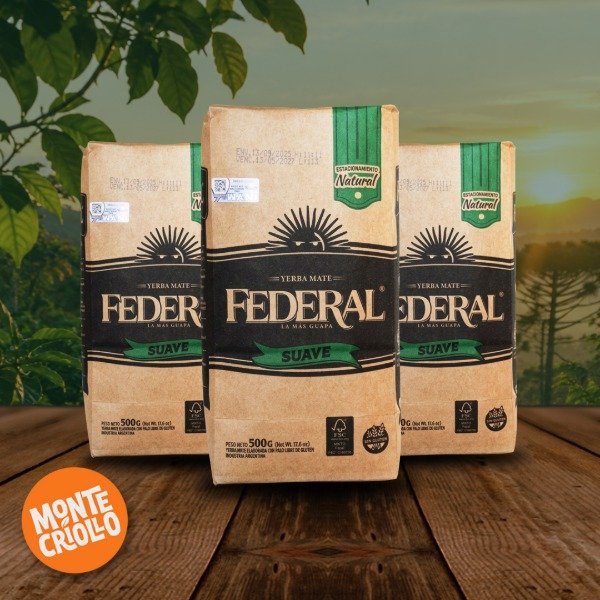 Producto - Yerba Mate Federal Suave - 0