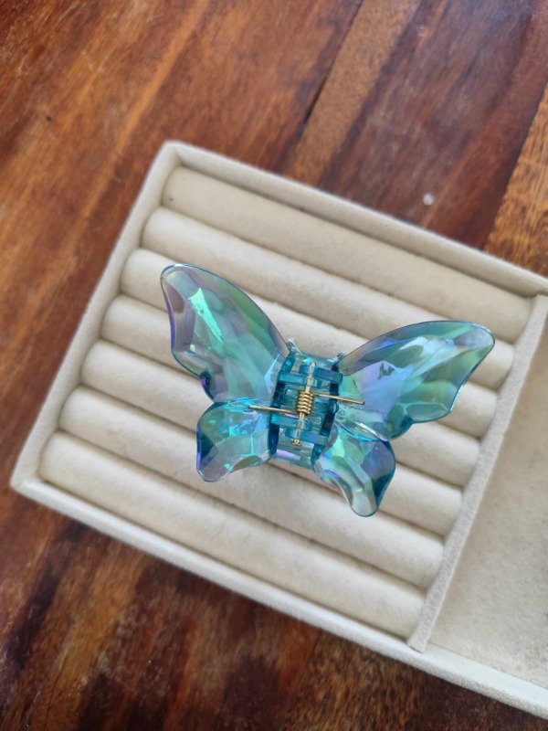 Producto - Broche mariposa turquesa