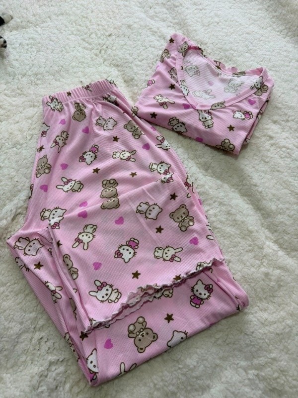 Producto - Pijama Kitty rosa (L)