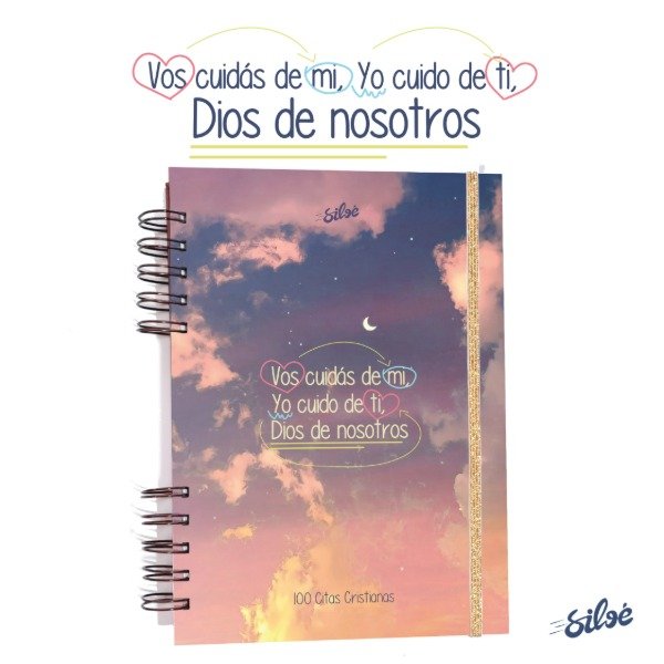 Producto - Cuaderno 100 Citas Cristianas - Dios nos cuida
