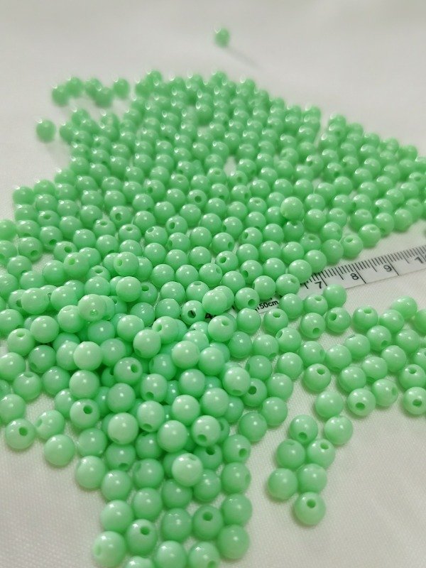 Producto - Bolitas verde agua 6 mm - 4