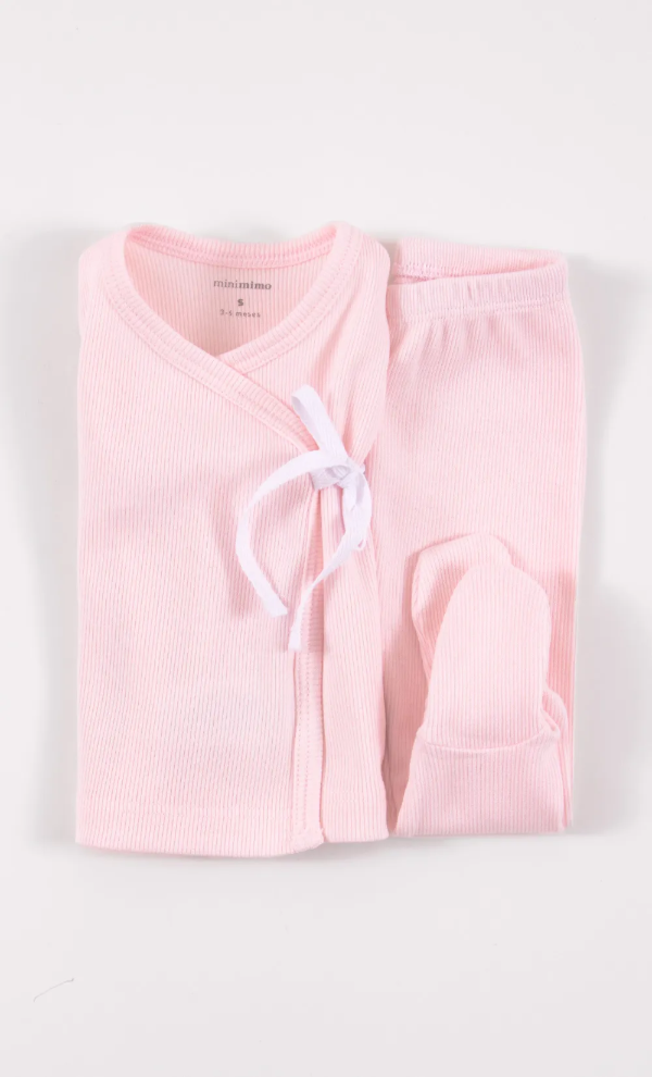 Producto - Conjunto Mini New Born rosa MM