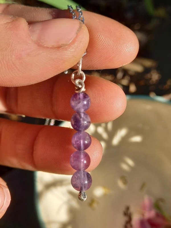 Producto - Pendulo de Cuarzo Amatista