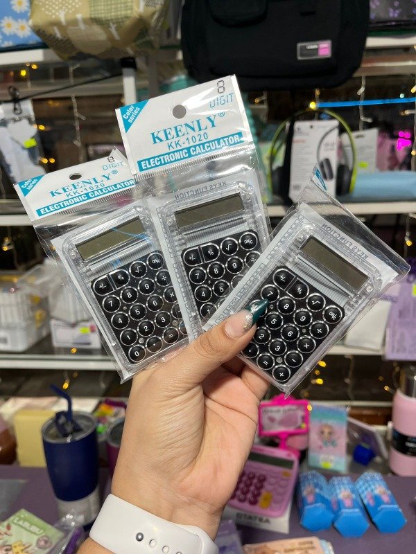 Producto - Mini calculadora transparente