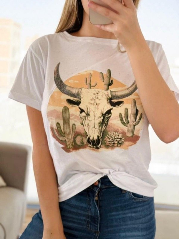 Producto - Remera Bisonte blanco