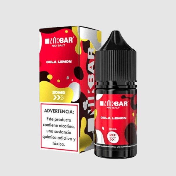 Producto - Nic Salt NikBar Cola Lemon