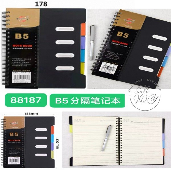 Producto - CUADERNO EFFICIENT B5 STUDENT MANAGEMENT 88187