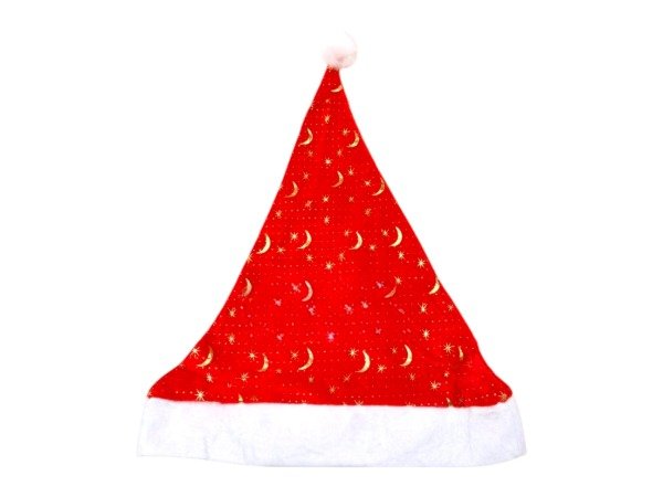Producto - GORRO NAVIDAD CHICO LUNA DARADA 29X36CM 14902