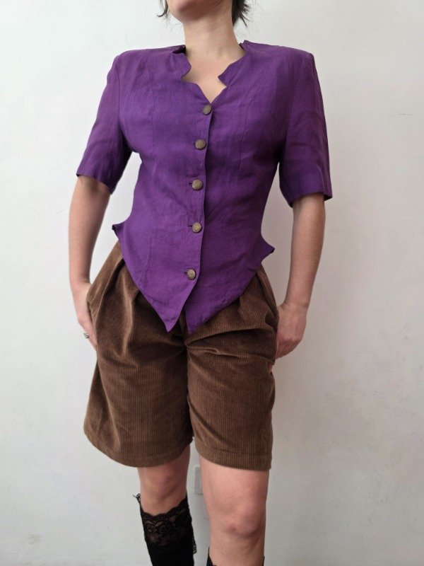 Saco violeta silueta — imagen 2