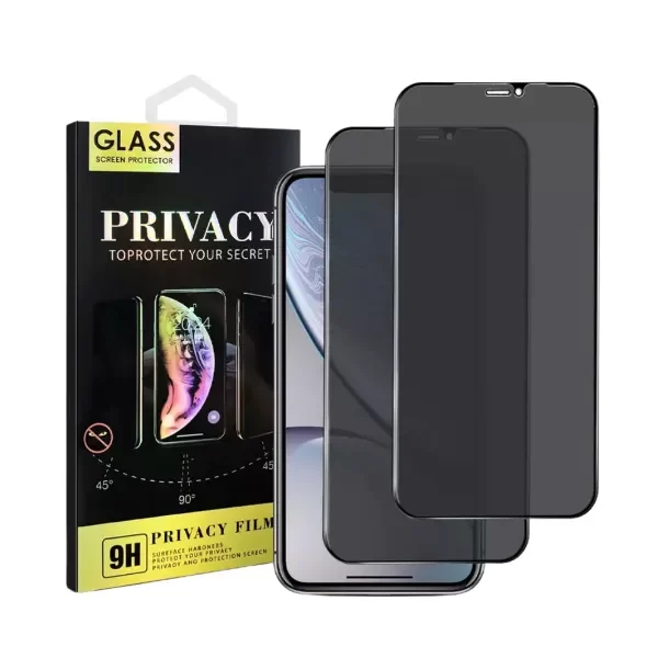 Producto - Vidrio Templado Anti Espía para iPhone del X al 17 Pro Max