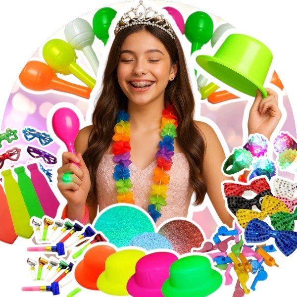 Producto - Combo Cotillón Súper TOP Premium Ideal para 100 Personas