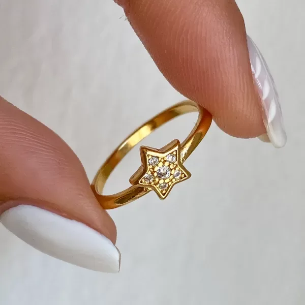 Producto - ANILLO ESTRELLA BRILLANTE T16