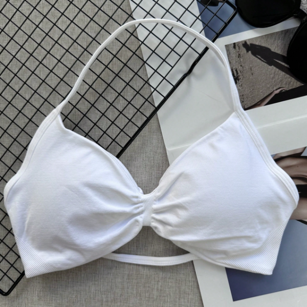 Producto - Top Deportivo con Fruncido Frontal Blanco T.S-M - 0