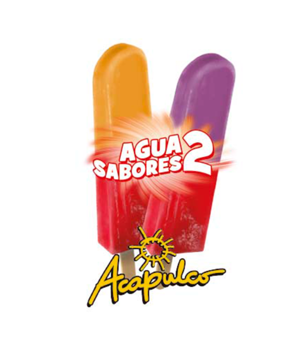 Producto - helado de agua 2 Sabores Acapulco x40