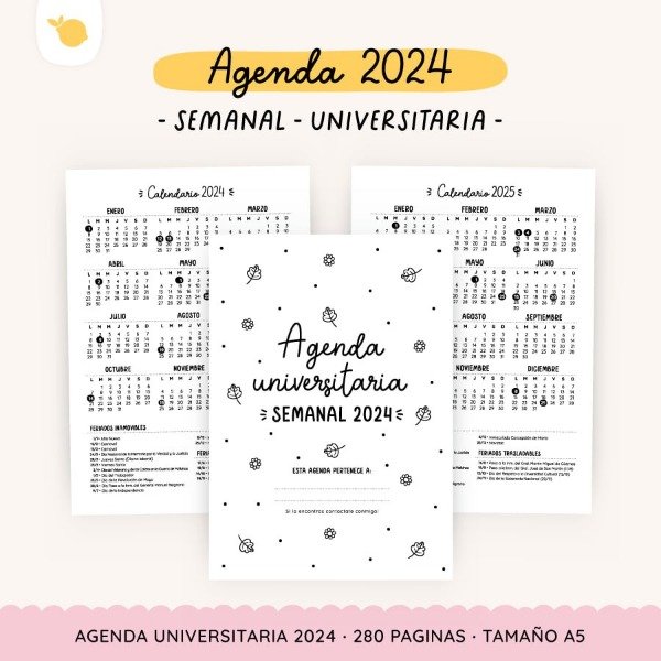 Producto - Agenda Universitaria 2024/2025