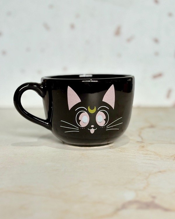 Producto - Tazón Negro - Sailor Moon "Luna Orejas"