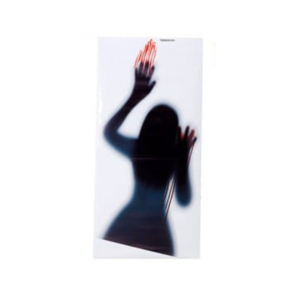 Producto - Plancha sticker "ASESINATO TRAS EL VIDRIO" (96x43cm)