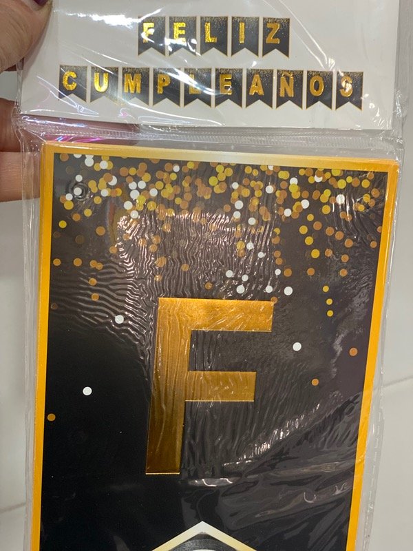 Producto - Banderín lunares efecto glitter