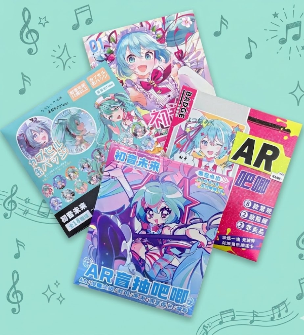 Producto - Pines metalicos Hatsune Miku al azar