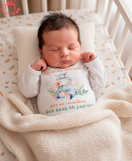 Producto - Body bebe queres ser mi padrino Hipo