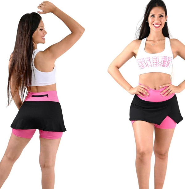 Producto - POLLERA FAJA CON CALZA ROSA HQ